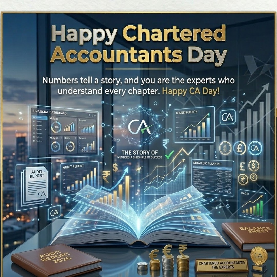 Numbers tell a story, and you are the experts who understand every chapter. Happy CA Day!